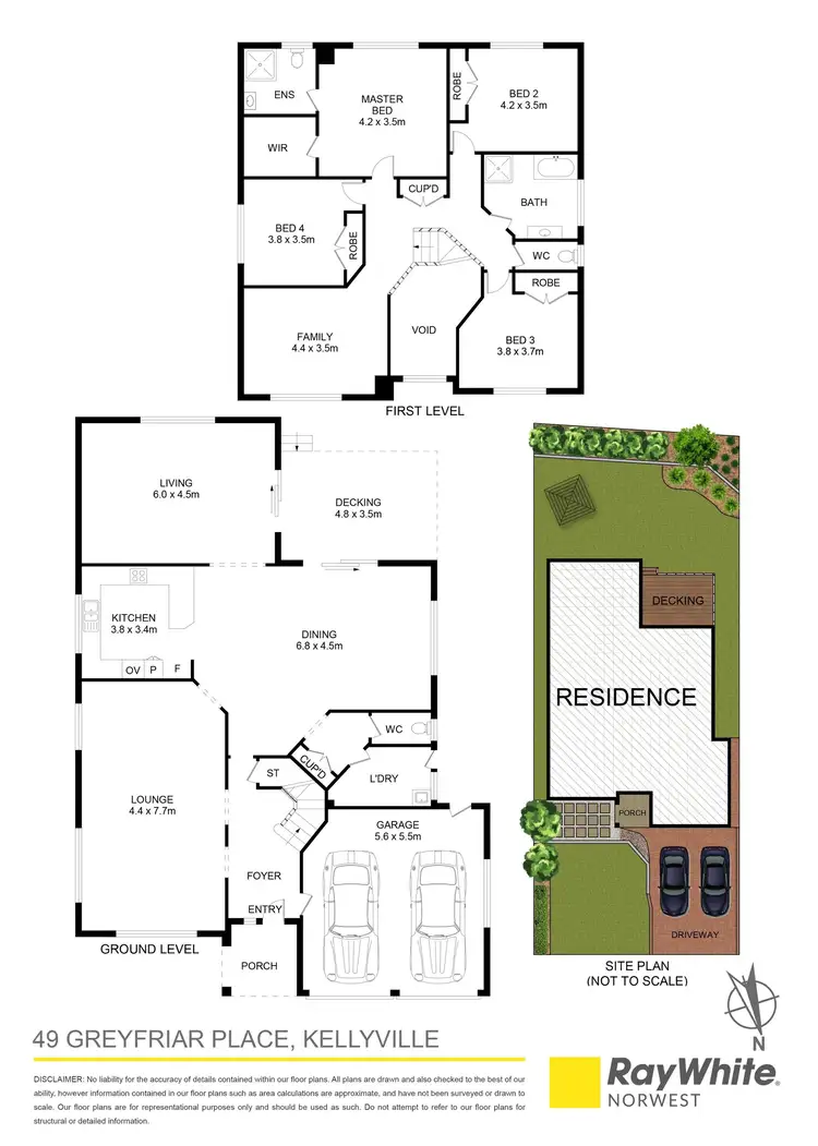 Floorplan of Homely house listing, 49 Greyfriar Place, Kellyville NSW 2155