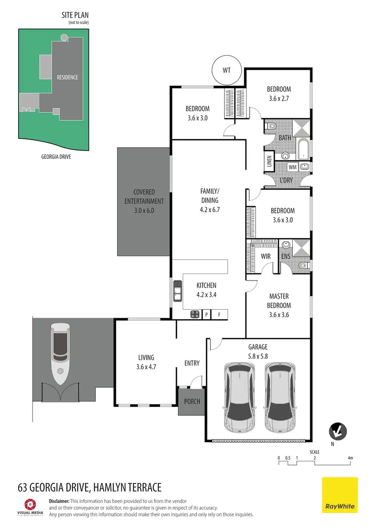 Floorplan of Homely house listing, 63 Georgia Drive, Hamlyn Terrace NSW 2259