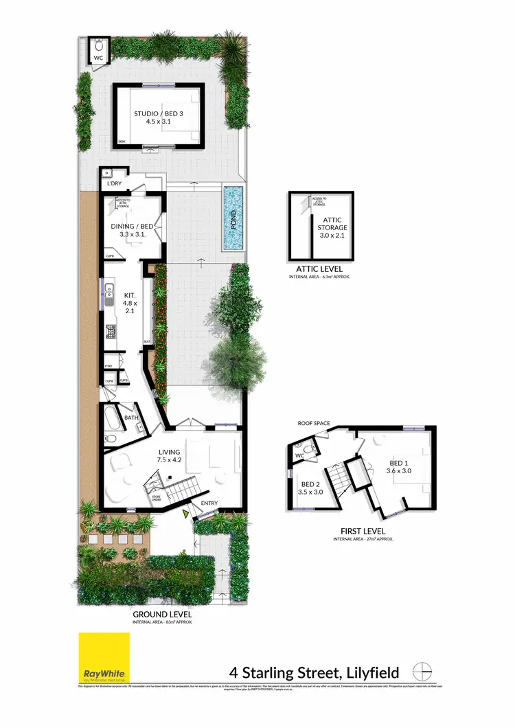 Floorplan of Homely house listing, 4 Starling Street, Lilyfield NSW 2040