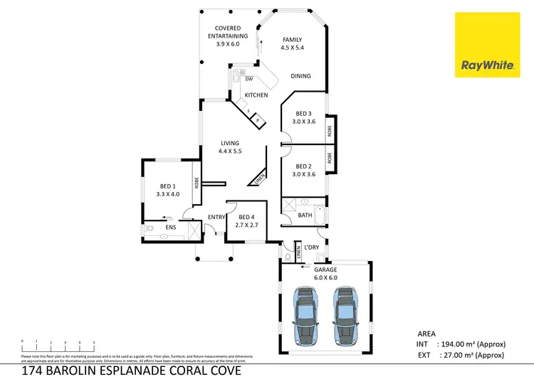Floorplan of Homely house listing, 174 Barolin Esplanade, Coral Cove QLD 4670