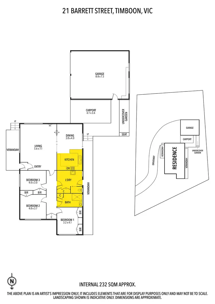 Floorplan of Homely other listing, 21 Barrett Street, Timboon VIC 3268