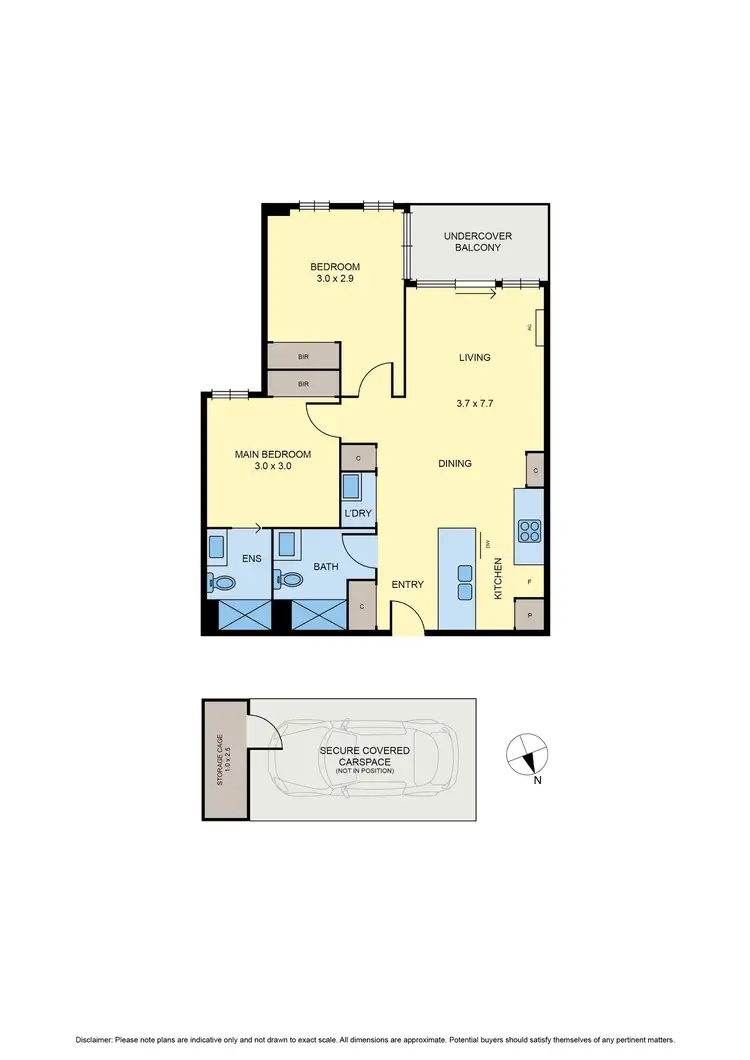 Floorplan of Homely apartment listing, 112/2A Duffy Street, Essendon North VIC 3041
