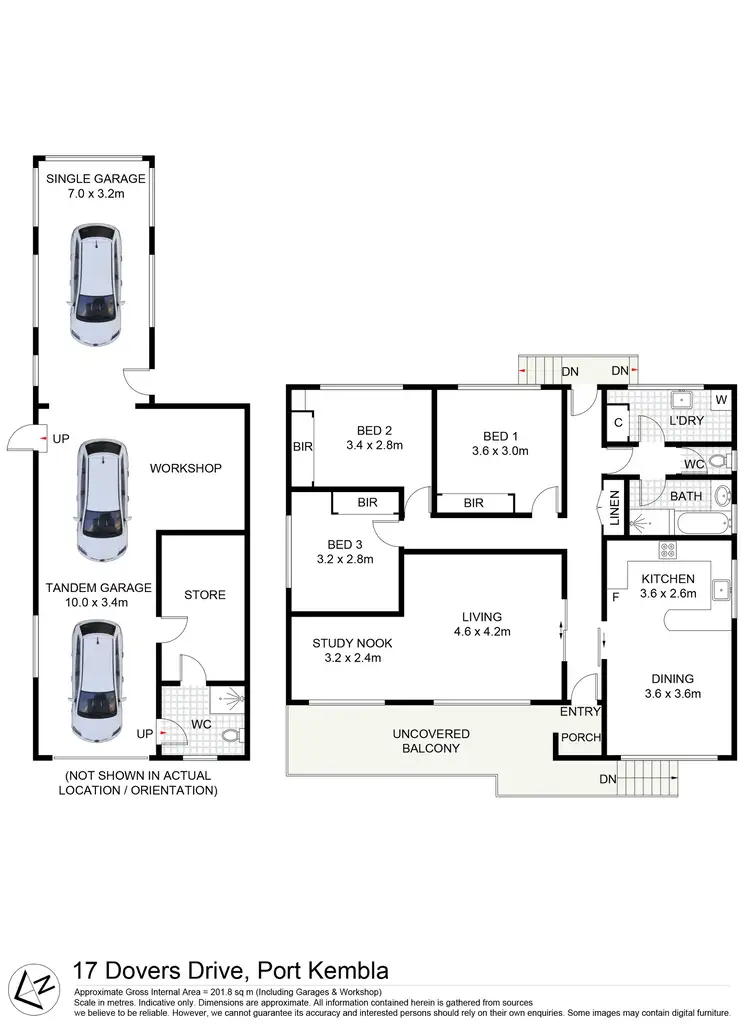 Floorplan of Homely house listing, 17 Dovers Drive, Port Kembla NSW 2505