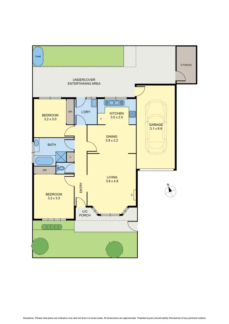 Floorplan of Homely unit listing, 2/22 Sadie Street, Glenroy VIC 3046