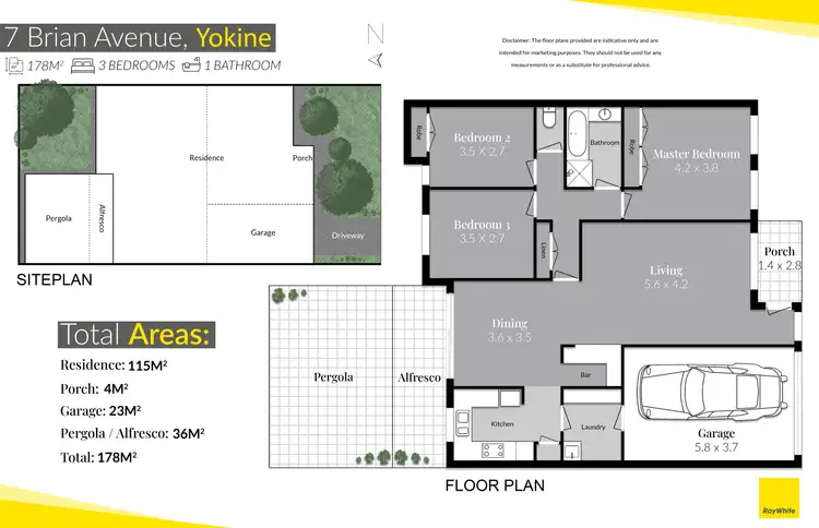 Floorplan of Homely villa listing, 7 Brian Avenue, Yokine WA 6060