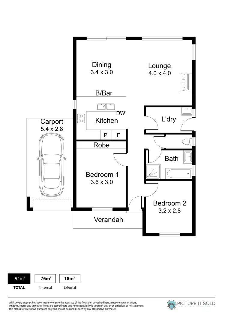 Floorplan of Homely house listing, 2/1124 Andrews Road, Munno Para West SA 5115