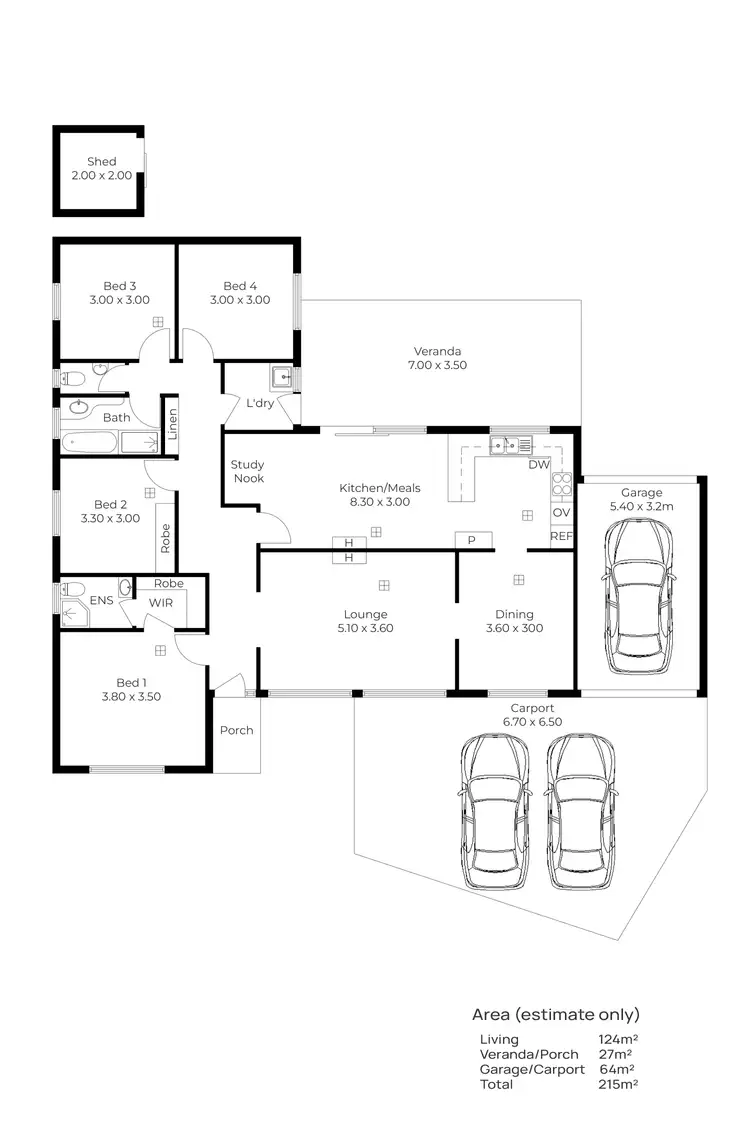 Floorplan of Homely house listing, 29 Boyd Crescent, West Lakes Shore SA 5020