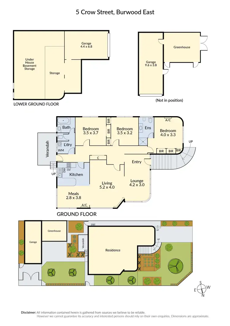 Floorplan of Homely house listing, 5 Crow Street, Burwood East VIC 3151