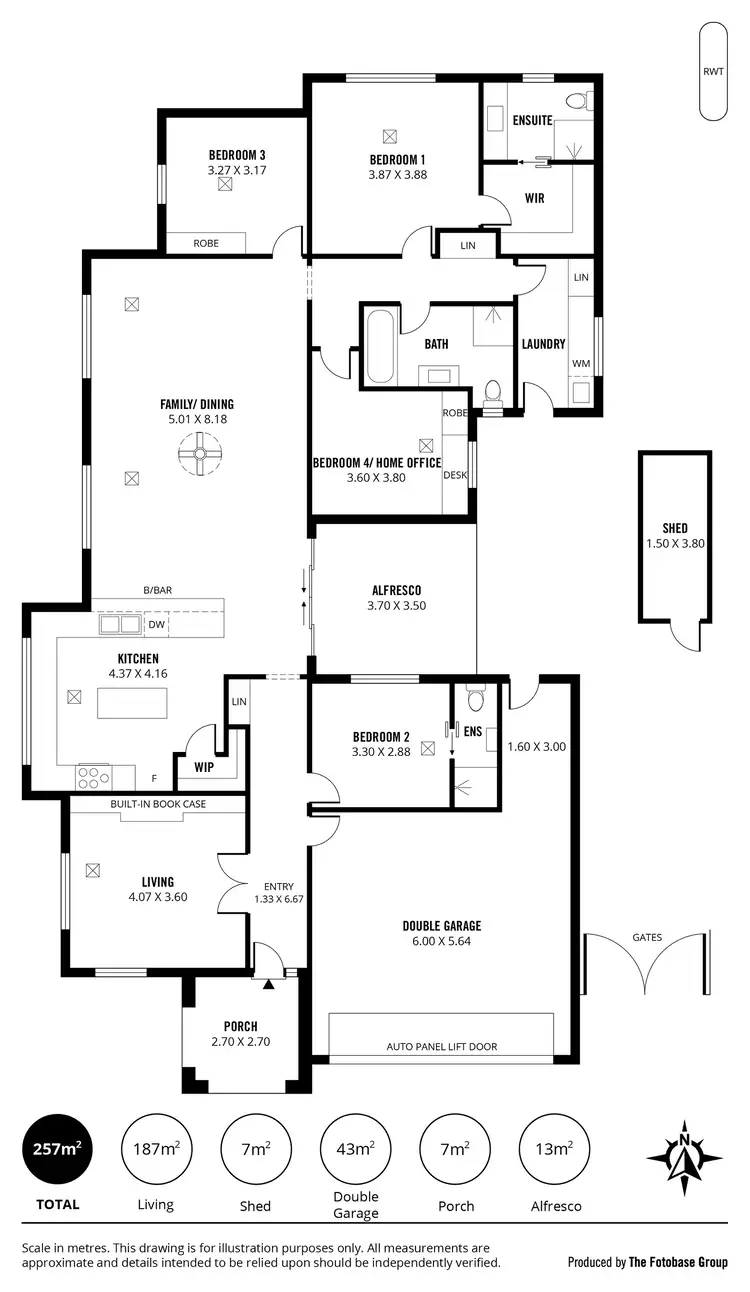 Floorplan of Homely house listing, 7 Rushton Court, Littlehampton SA 5250