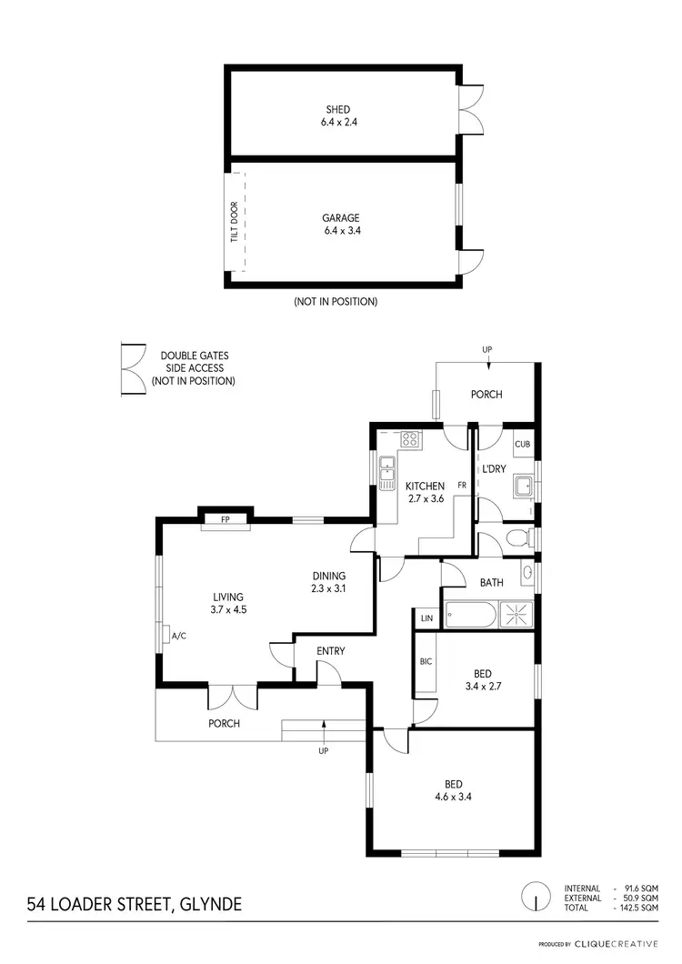 Floorplan of Homely house listing, 54 Loader Street, Glynde SA 5070