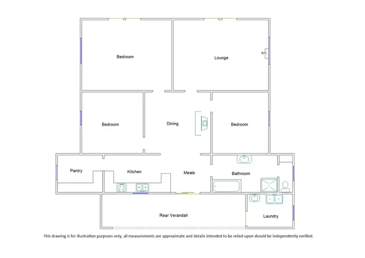 Floorplan of Homely house listing, 2 Albert Parade, Bordertown SA 5268