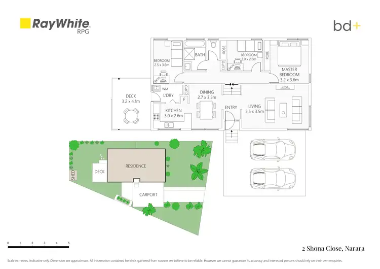 Floorplan of Homely house listing, 2 Shona Close, Narara NSW 2250
