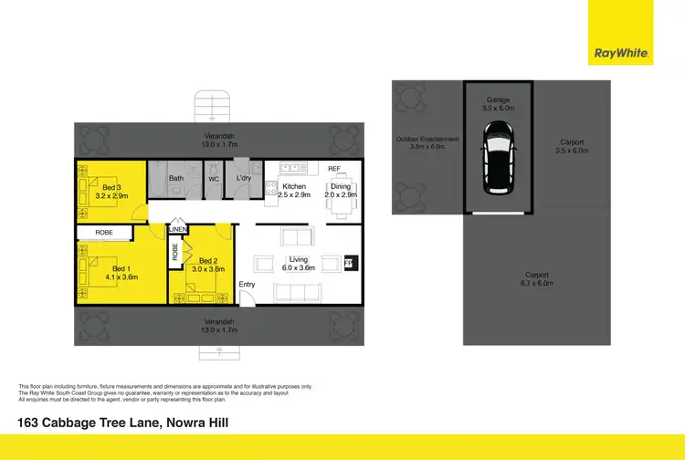 Floorplan of Homely rural property listing, 163 Cabbage Tree Lane, Nowra Hill NSW 2540