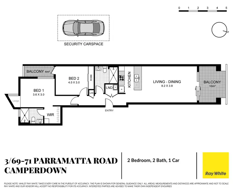Floorplan of Homely apartment listing, 3/69-71 Parramatta Road, Camperdown NSW 2050