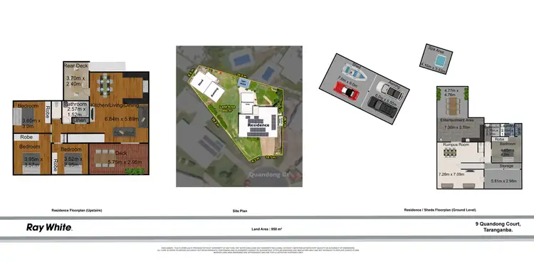 Floorplan of Homely house listing, 9 Quandong Court, Taranganba QLD 4703