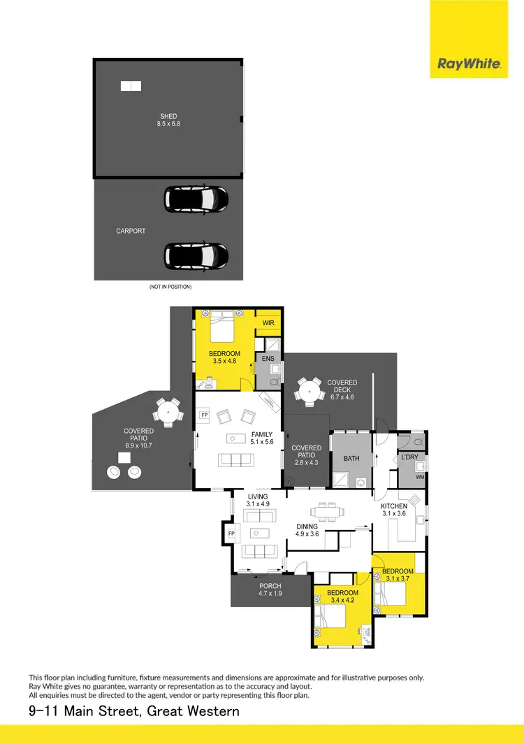 Floorplan of Homely house listing, 9-11 Main Street, Great Western VIC 3374