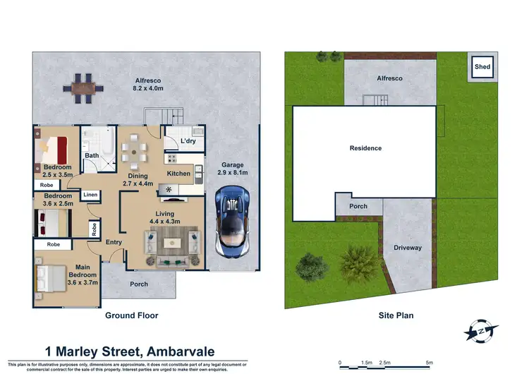 Floorplan of Homely house listing, 1 Marley Street, Ambarvale NSW 2560