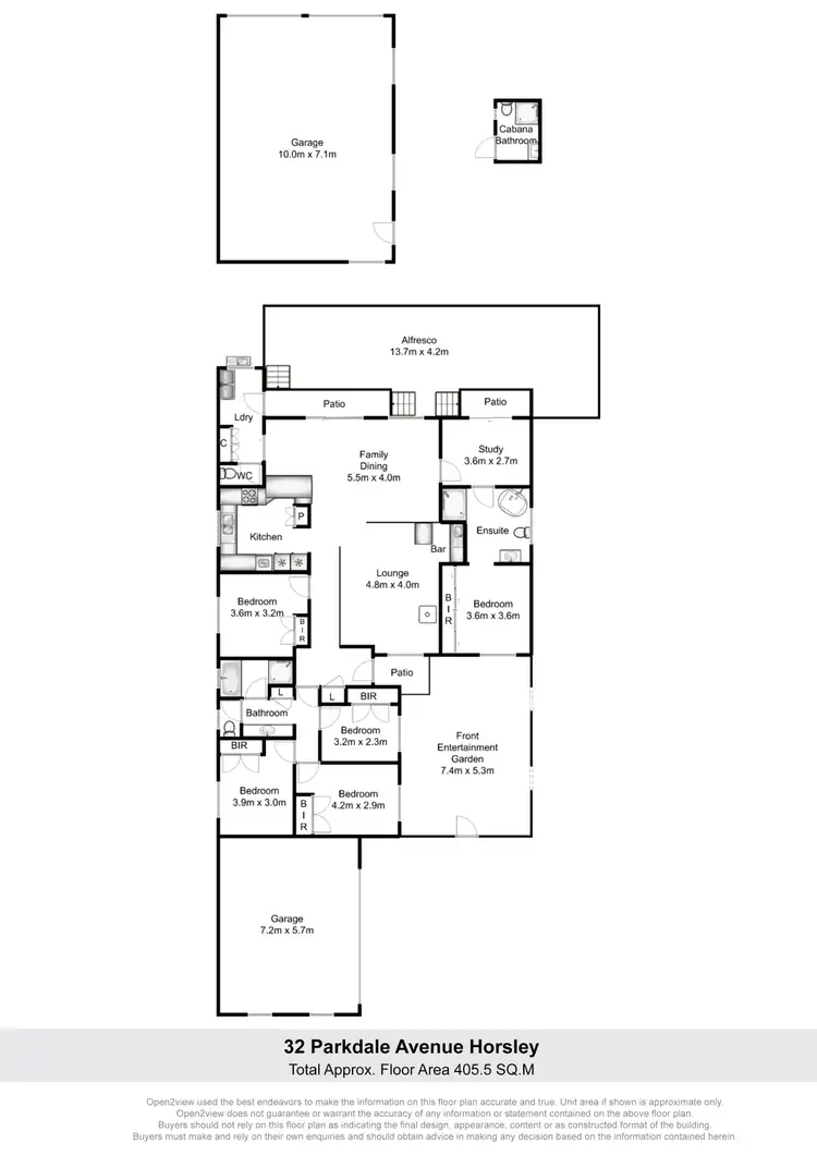 Floorplan of Homely house listing, 32 Parkdale Avenue, Horsley NSW 2530