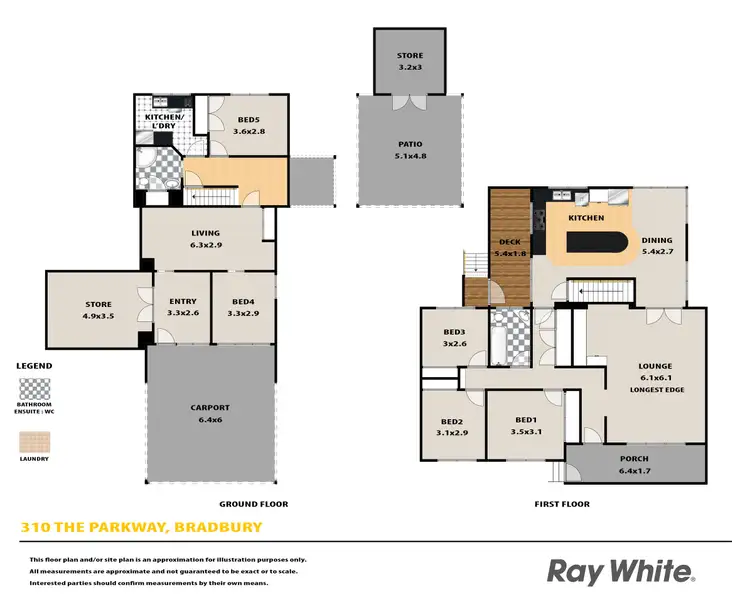 Floorplan of Homely house listing, 310 The Parkway, Bradbury NSW 2560