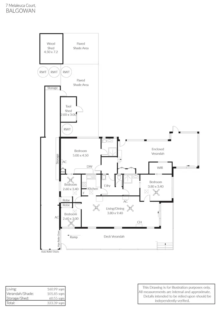 Floorplan of Homely house listing, 7 Melaleuca Court, Balgowan SA 5573