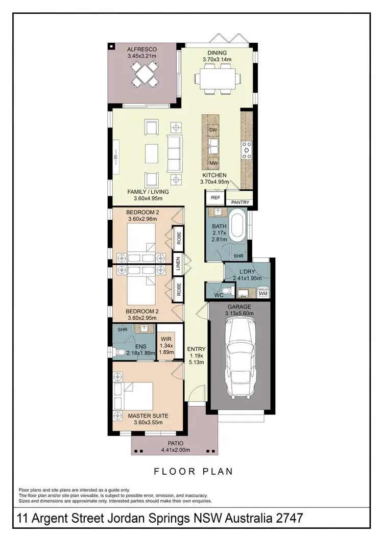Floorplan of Homely house listing, 11 Argent Street, Jordan Springs NSW 2747