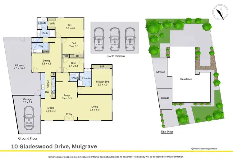 Floorplan of Homely house listing, 10 Gladeswood Drive, Mulgrave VIC 3170