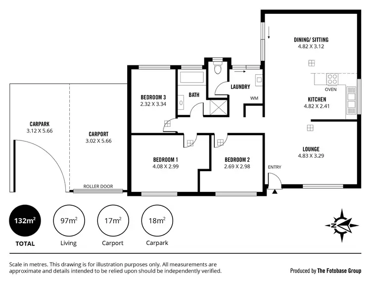 Floorplan of Homely house listing, 12 Emerald Parade, Ottoway SA 5013