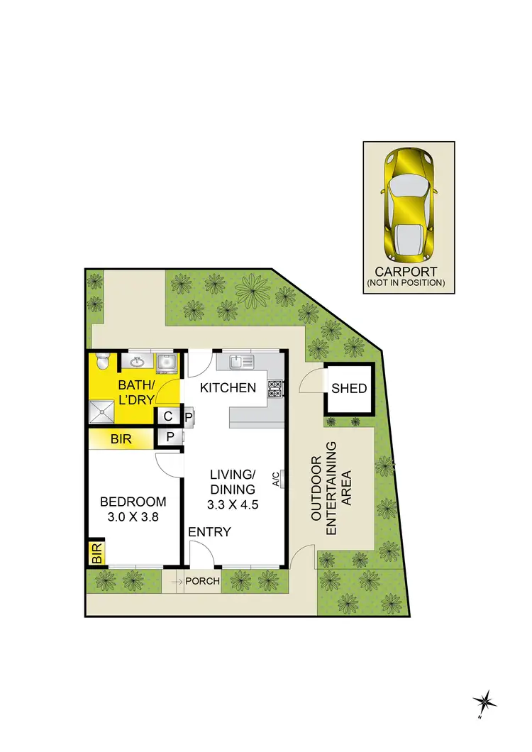 Floorplan of Homely unit listing, 7/6 Hendriks Court, Highton VIC 3216