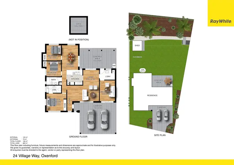 Floorplan of Homely house listing, 24 Village Way, Oxenford QLD 4210