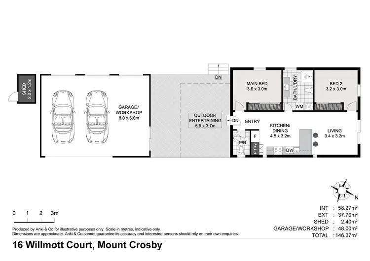 Floorplan of Homely rural property listing, 16 Willmott Court, Mount Crosby QLD 4306