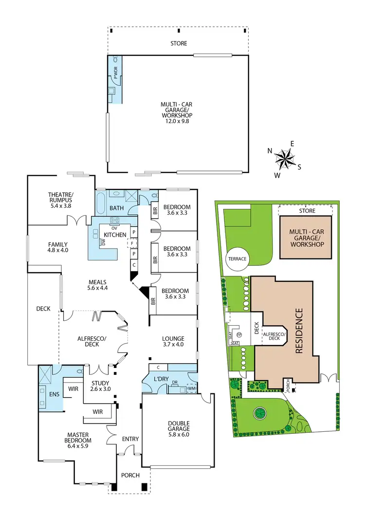 Floorplan of Homely house listing, 36 Flaxen Hills Road, Doreen VIC 3754