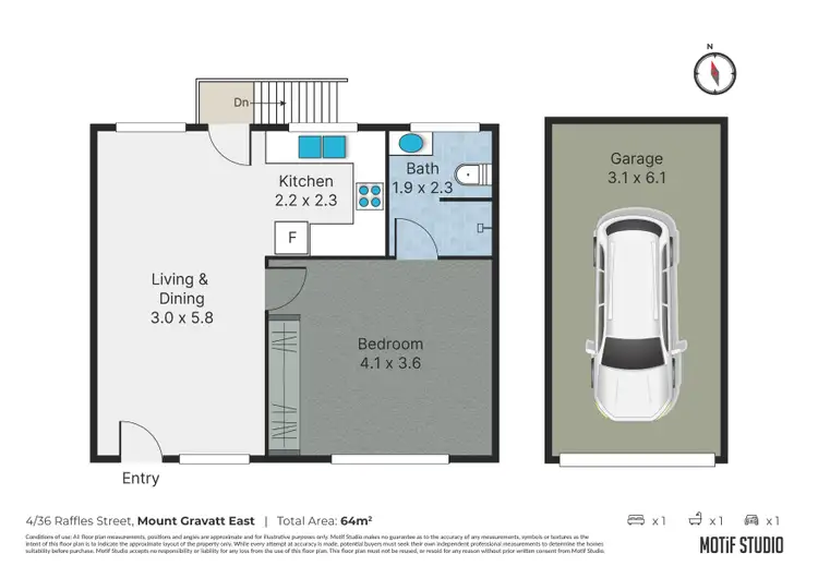 Floorplan of Homely unit listing, 4/36 Raffles Street, Mount Gravatt East QLD 4122