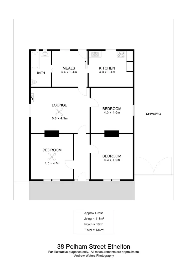 Floorplan of Homely house listing, 38 Pelham Street, Ethelton SA 5015