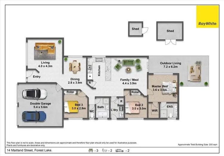Floorplan of Homely house listing, 14 Maitland Street, Forest Lake QLD 4078