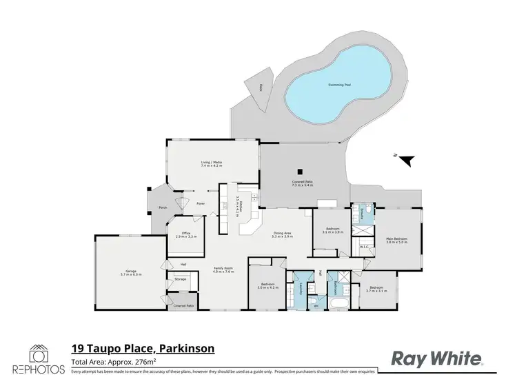 Floorplan of Homely house listing, 19 Taupo Place, Parkinson QLD 4115