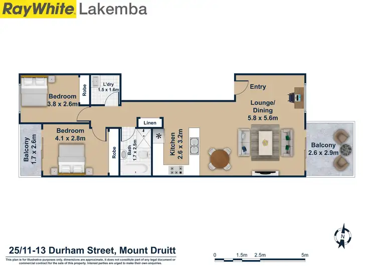 Floorplan of Homely apartment listing, 25/11-13 Durham Street, Mount Druitt NSW 2770