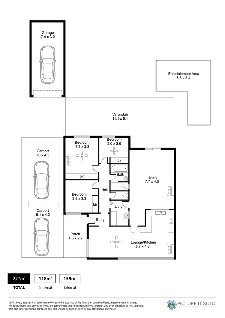 Floorplan of Homely house listing, 92 Collingbourne Drive, Elizabeth Vale SA 5112