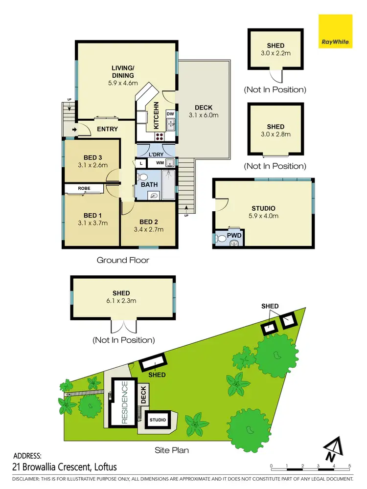 Floorplan of Homely house listing, 21 Browallia Crescent, Loftus NSW 2232
