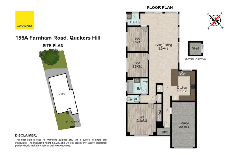 Floorplan of Homely house listing, 155A Farnham Road, Quakers Hill NSW 2763