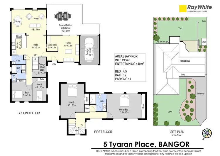 Floorplan of Homely house listing, 5 Tyaran Place, Bangor NSW 2234