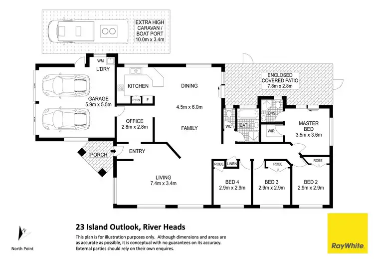 Floorplan of Homely house listing, 23 Island Outlook, River Heads QLD 4655