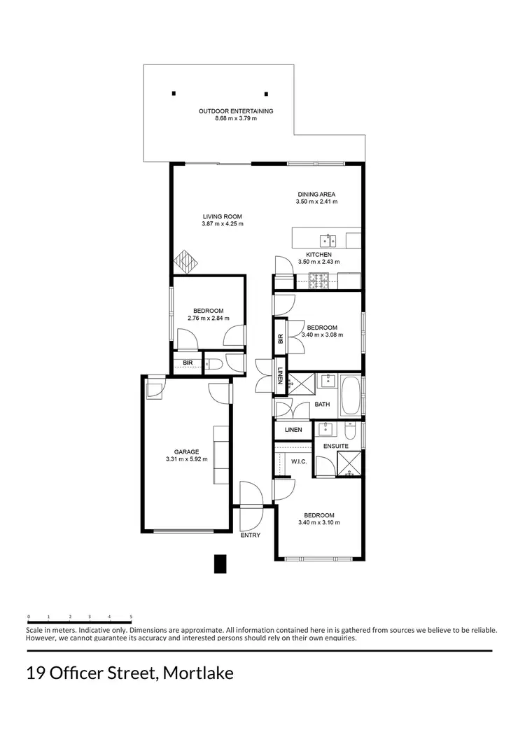 Floorplan of Homely house listing, 19 Officer Street, Mortlake VIC 3272