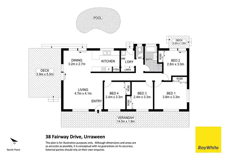 Floorplan of Homely house listing, 38 Fairway Drive, Urraween QLD 4655