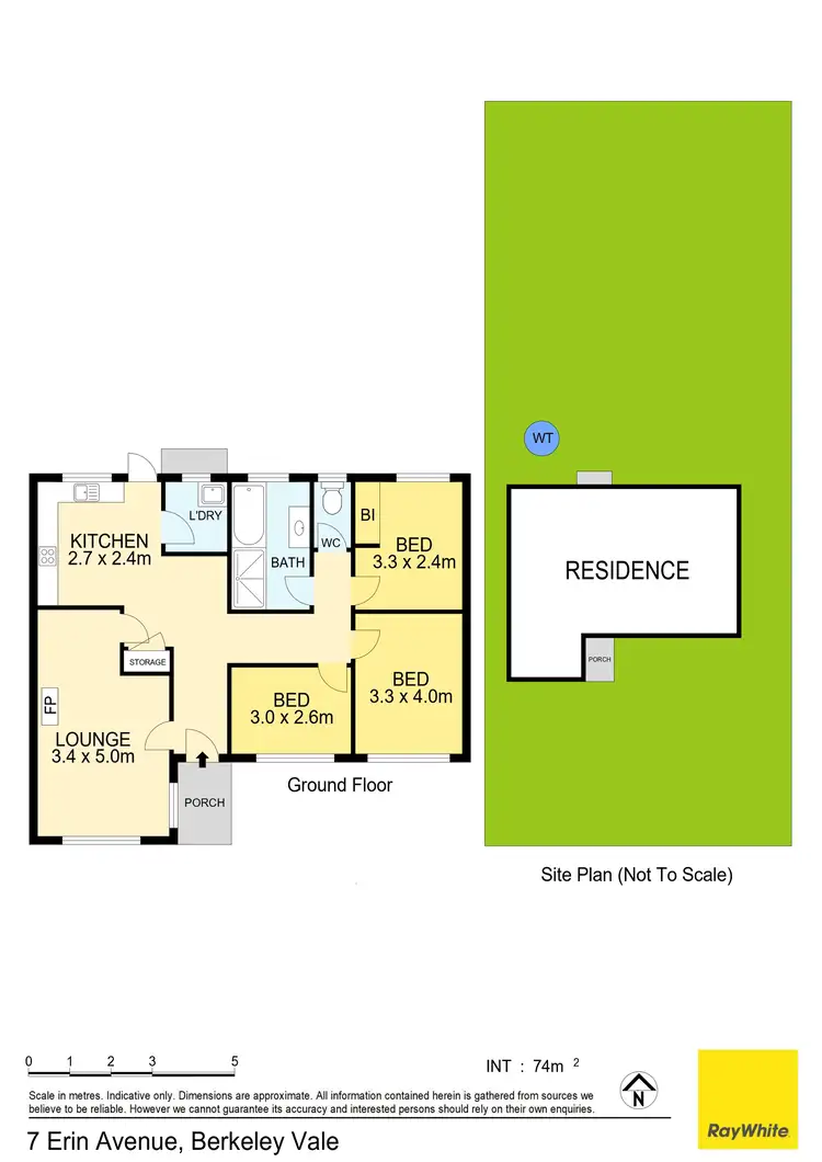 Floorplan of Homely house listing, 7 Erin Avenue, Berkeley Vale NSW 2261