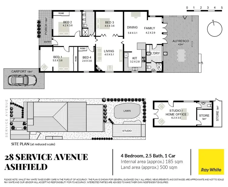 Floorplan of Homely house listing, 28 Service Avenue, Ashfield NSW 2131