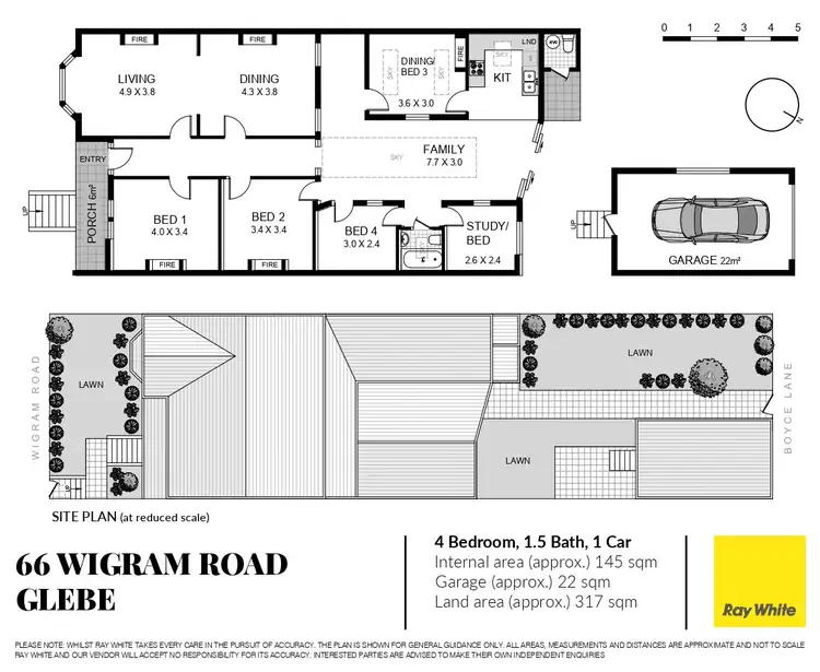 Floorplan of Homely house listing, 66 Wigram Road, Glebe NSW 2037