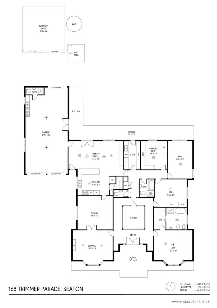 Floorplan of Homely house listing, 168 Trimmer Parade, Seaton SA 5023