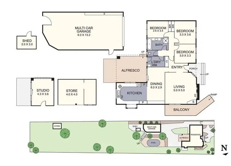 Floorplan of Homely house listing, 42 Karingal Street, Croydon North VIC 3136