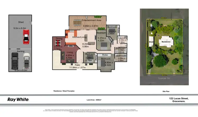 Floorplan of Homely house listing, 122 Lucas Street, Gracemere QLD 4702