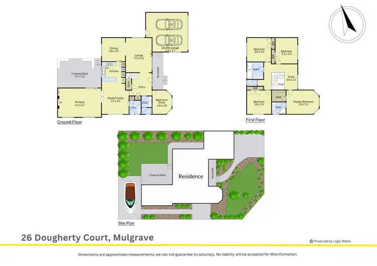Floorplan of Homely house listing, 26 Dougherty Court, Mulgrave VIC 3170